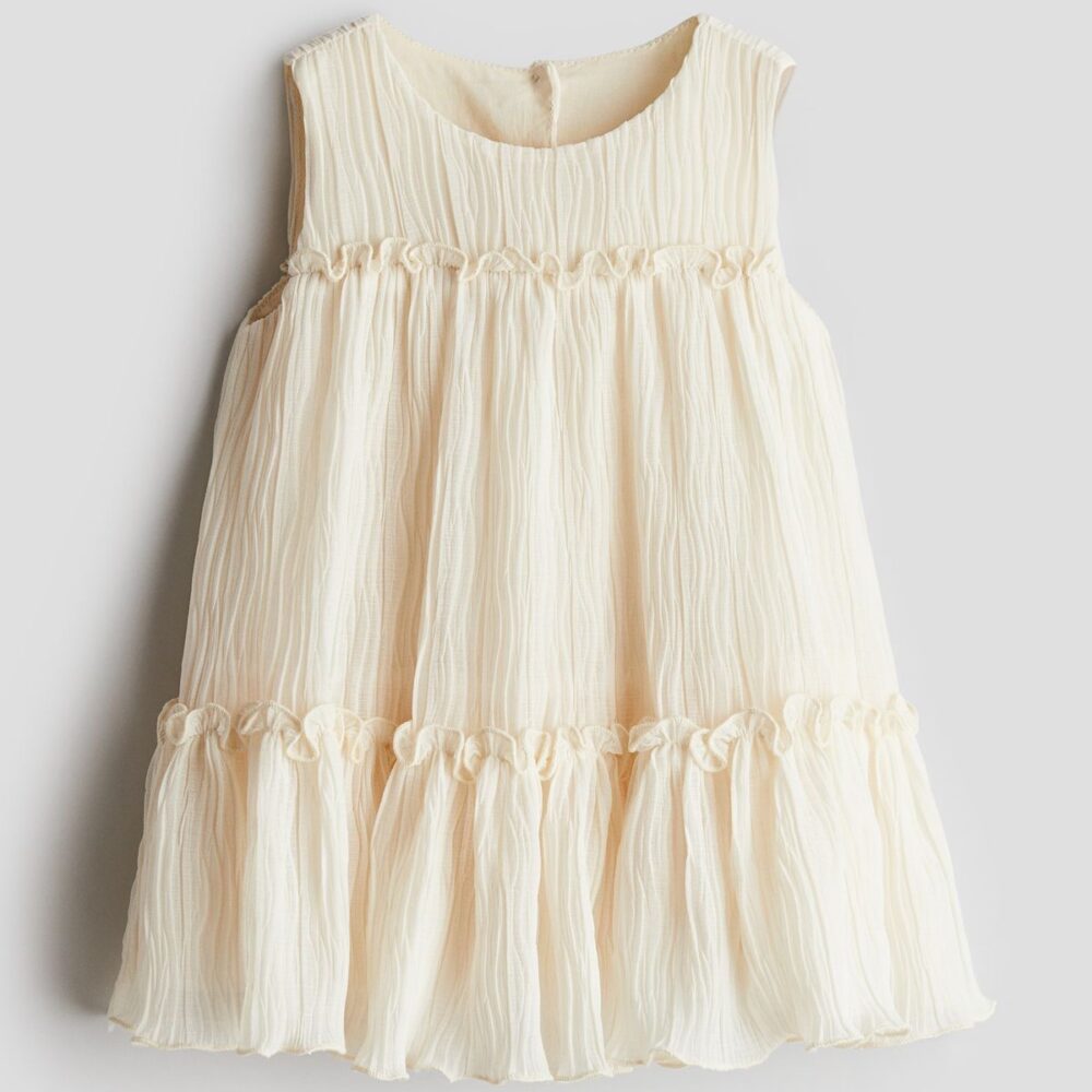 IMG_2034 H&M Girls Textured Tiered Dress with Shoes Age 3 | City Nest Kids