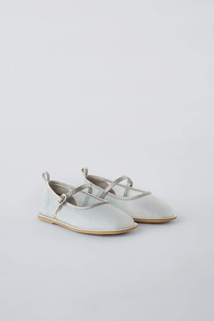 IMG_2453 Zara Girls White Mary Jane Shoes Size 23 | City Nest Kids
