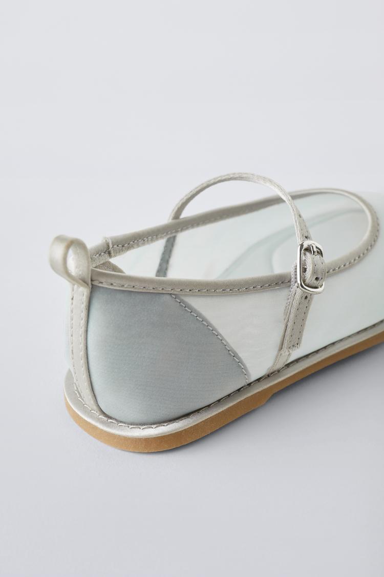 IMG_2455 Zara Girls White Mary Jane Shoes Size 23 | City Nest Kids