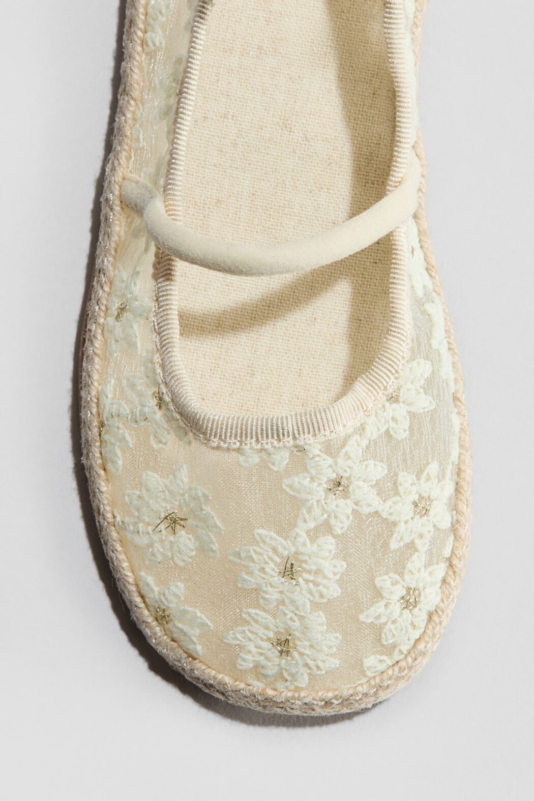 H&M Girls Floral Lace Ballet Shoes Size 29 | City Nest Kids