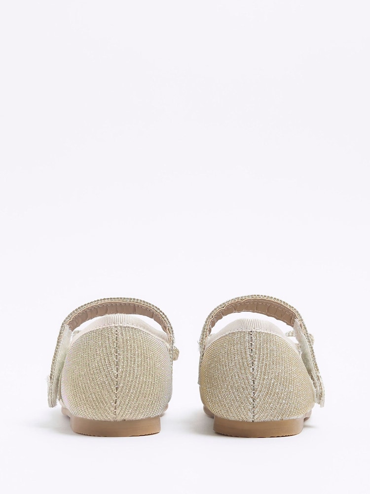 IMG_2598 River Island Girls Glitter Mary Jane Shoes Size 28 | City Nest Kids