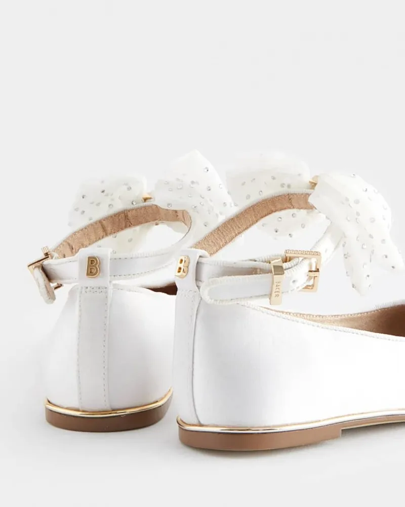 Ted Baker Girls White Occasion Shoes Size 34 | City Nest Kids
