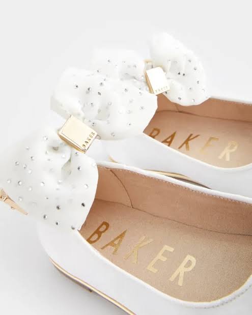 Ted Baker Girls White Occasion Shoes Size 34 | City Nest Kids
