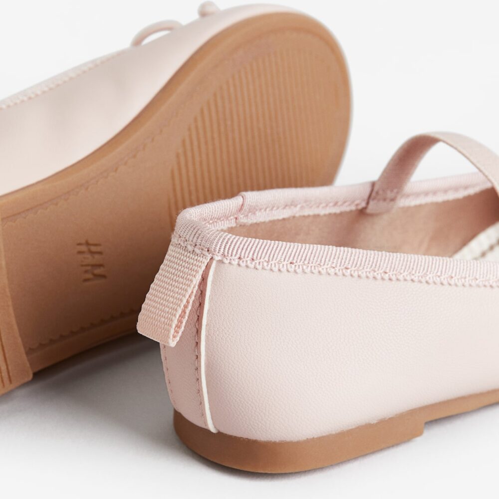 IMG_7302 H&M Girls Pink Ballet Flats Size 24 | City Nest Kids