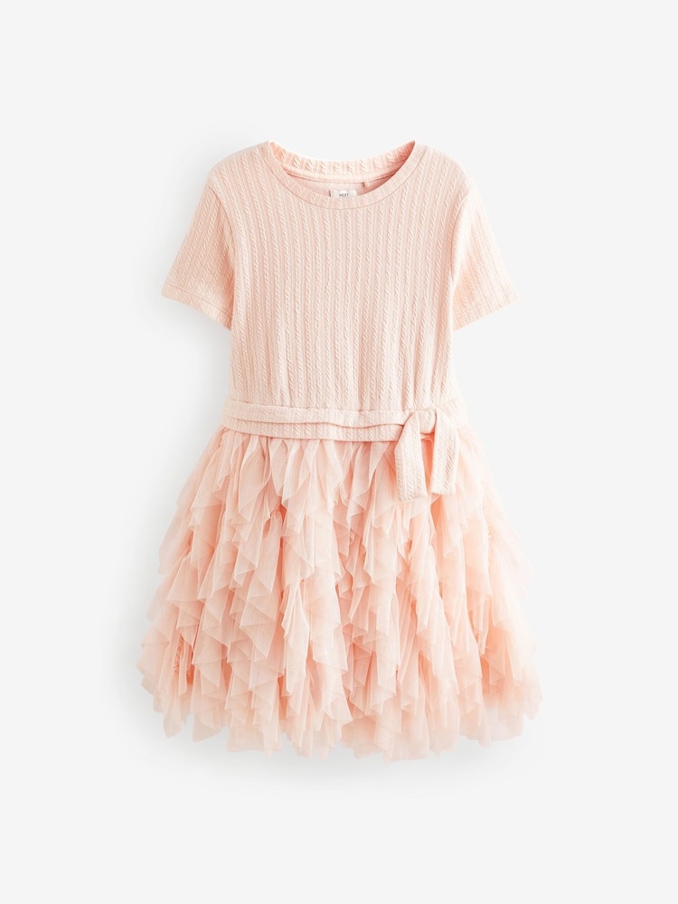 Next Girls Pink Tulle Occasion Dress Age 2–3 | City Nest Kids