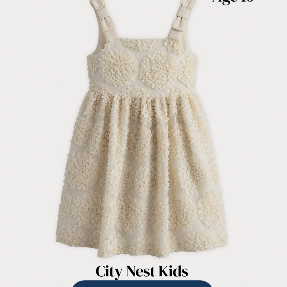 Next Girls Ivory Occasion Dress | City Nest Kids