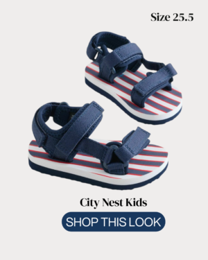 City Nest Kids (Instagram Post (45)) Next Boys Navy Striped Sandals | City Nest Kids
