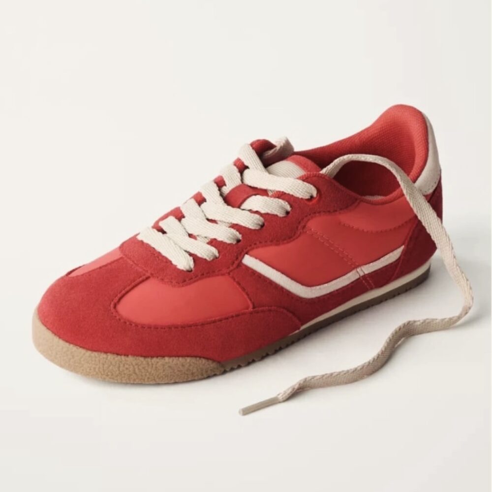 Zara Kids Red Retro Trainers | City Nest Kids