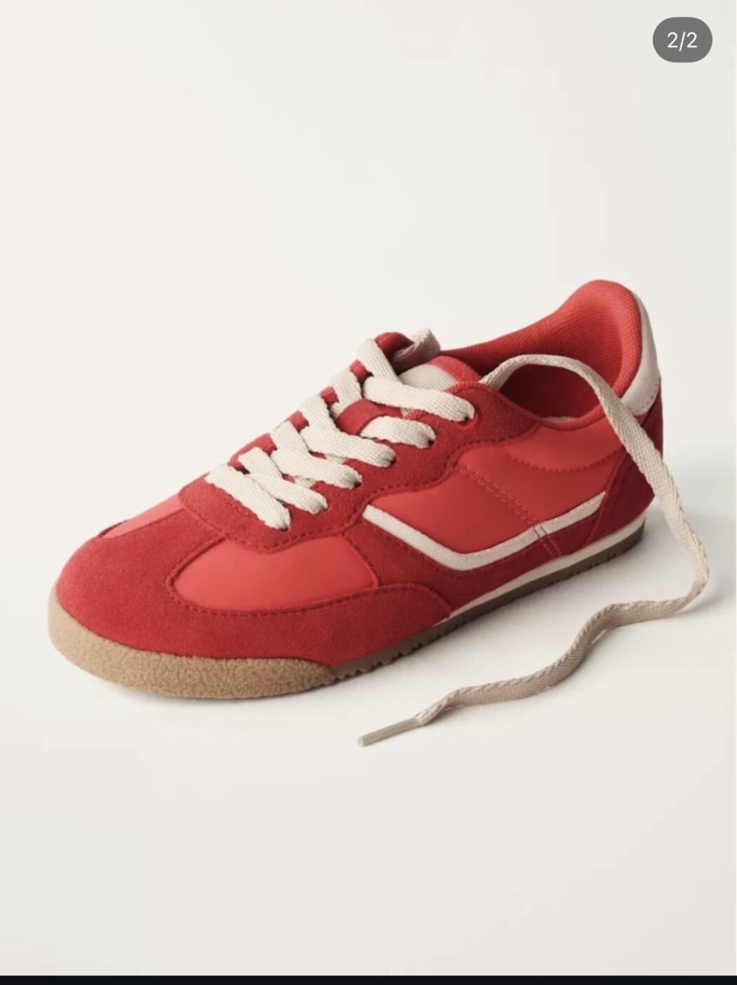 Zara Kids Red Retro Trainers | City Nest Kids