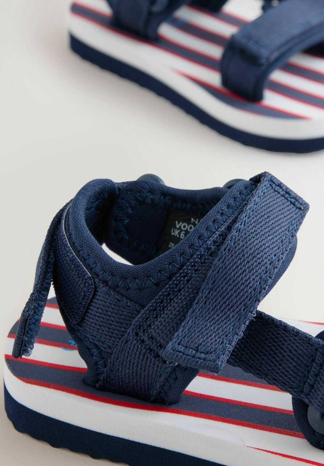 IMG_5287 Next Boys Navy Striped Sandals | City Nest Kids