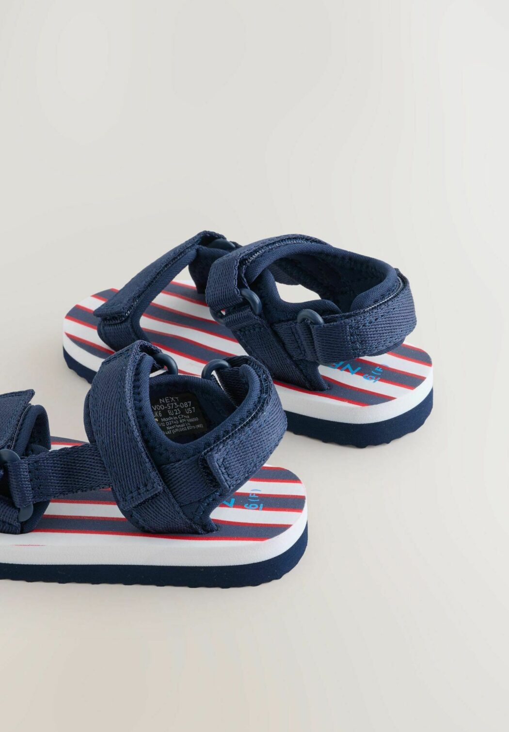 IMG_5288 Next Boys Navy Striped Sandals | City Nest Kids