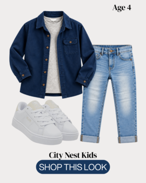 Boys M&S Denim Casual Outfit Age 4 | City Nest Kids
